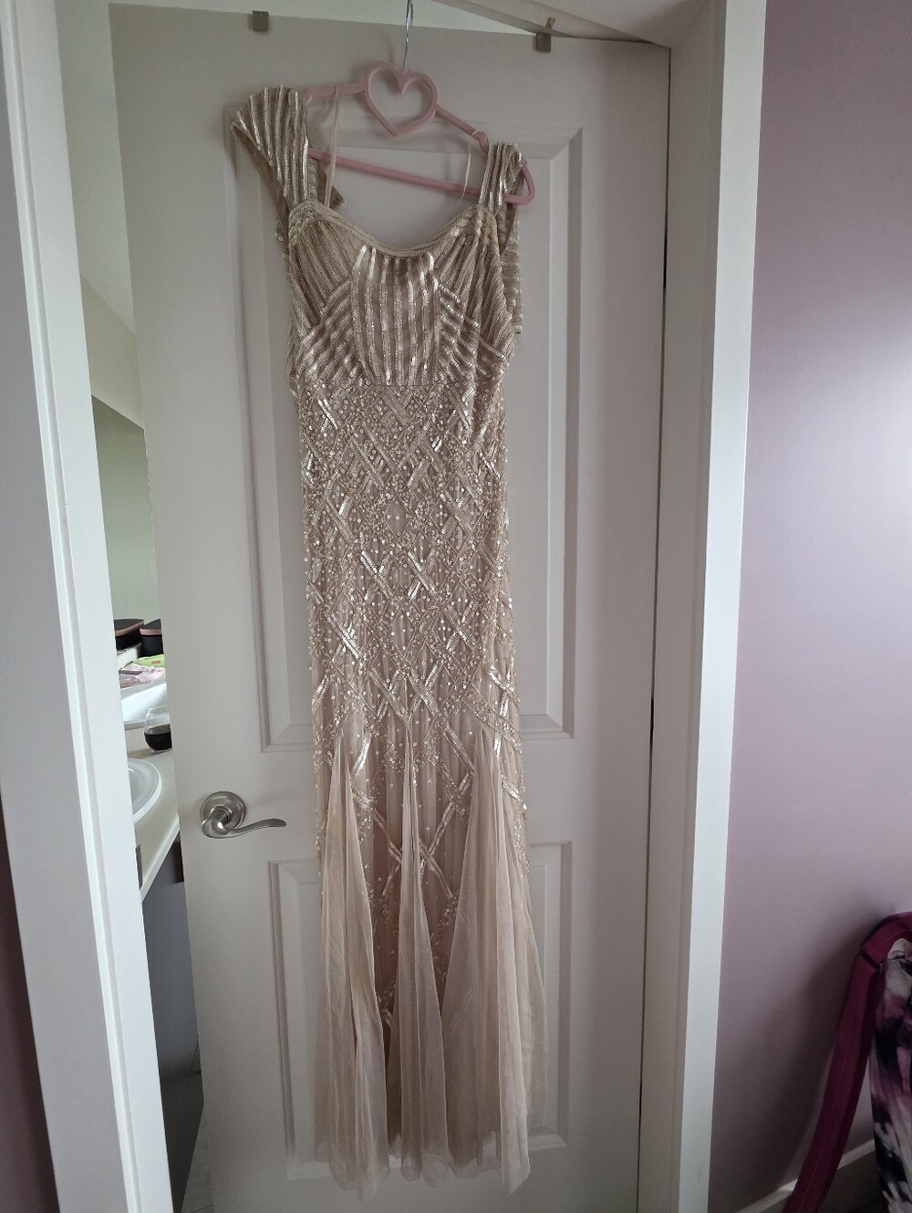 Gatsby Style Detailed Formal Gown